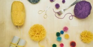 Mini Pom Pom em Crochê Passo a Passo