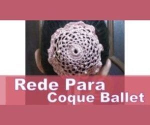 Redinha Para Coque de Bailarina em Crochê
