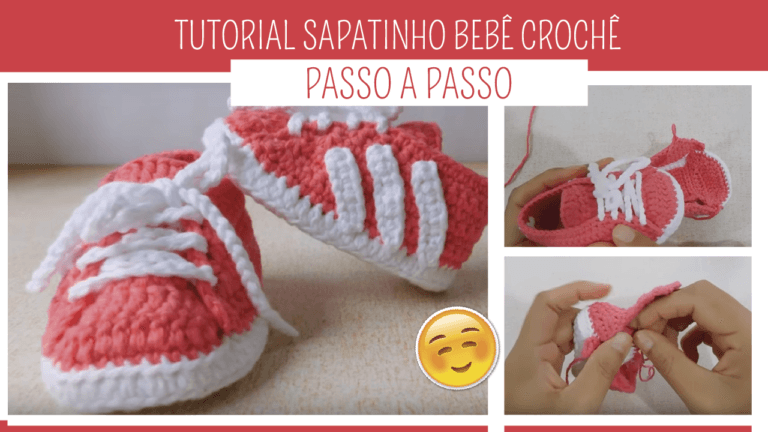 Sapatinho de Bebê de Crochê