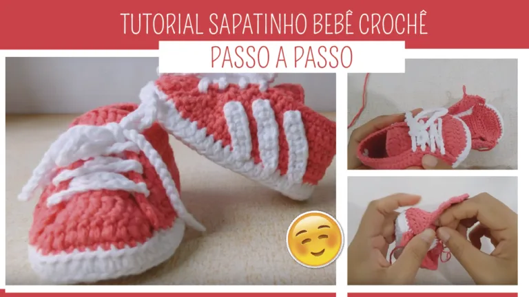 Sapatinho de Bebê de Crochê