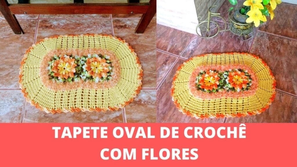 Tapete Simples de Crochê Passo a Passo