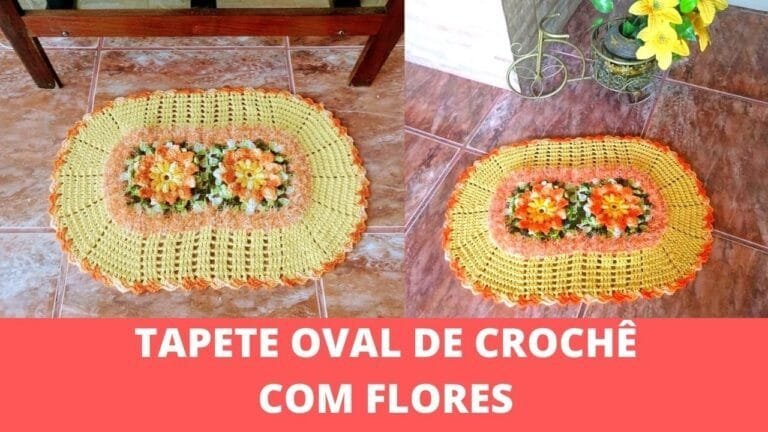 Tapete Simples de Crochê Passo a Passo