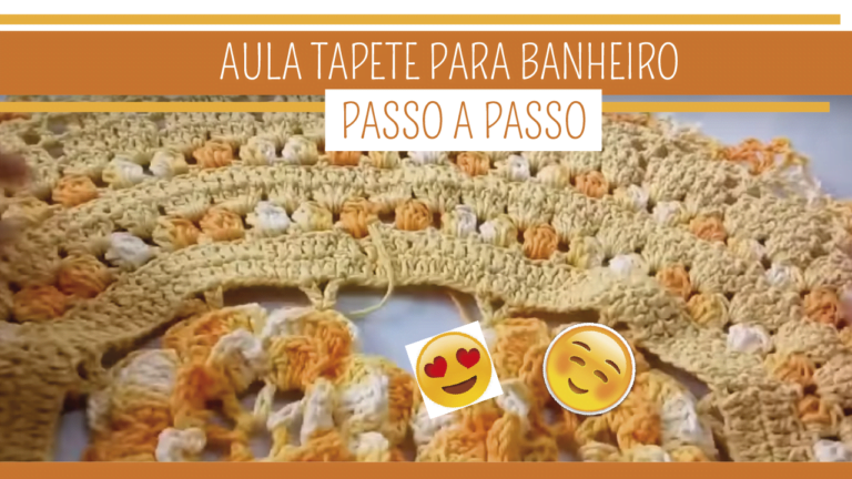 Tapete Para Banheiro Passo a Passo