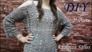 Blusa Feminina de Crochê