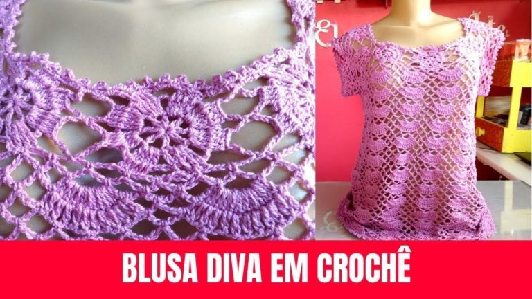 Blusa Crochê Verão