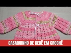 Casaquinho Para Bebe em Crochê