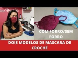 Mascara de Crochê Porta Filtro Passo a Passo