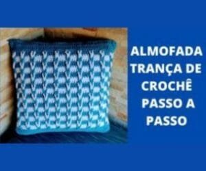 Almofada Trançada Quadrada