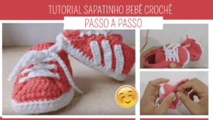 Sapatinho de Crochê Para Bebê