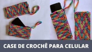 Capinha de Crochê Para Celular