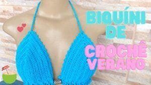 Biquíni de Crochê Com Linha Verano
