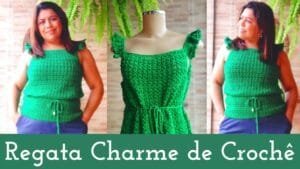 Regata Charme de Crochê Fácil