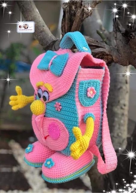 Mochilas Amigurumi Passo a Passo